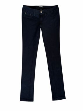 Express Black Stretch Skinny Pants XS Pull-On Feel Work Casual